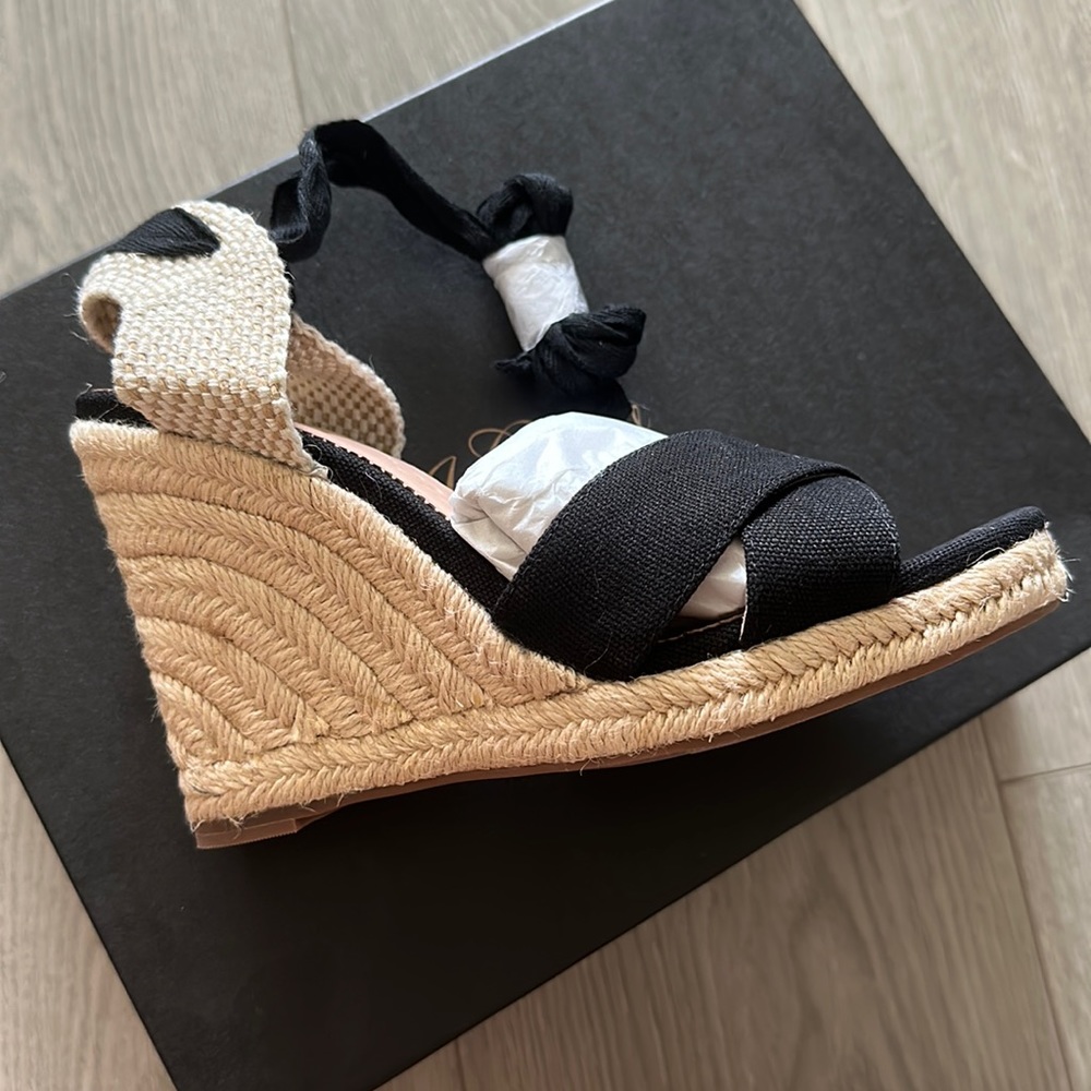 J.Crew - canvas lace up espadrilles